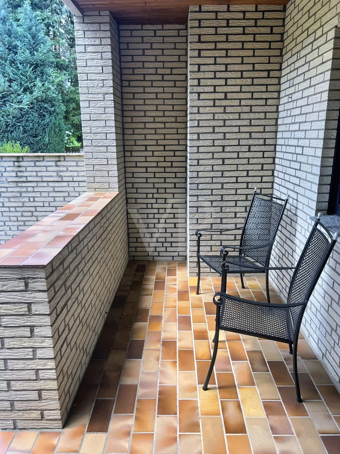 überdachte Terrasse Küche