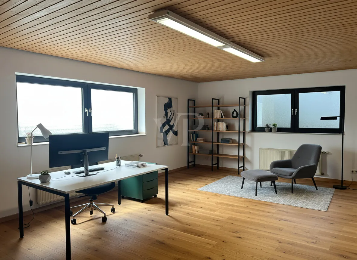 Arbeitszimmer Keller KI bearbeitet
