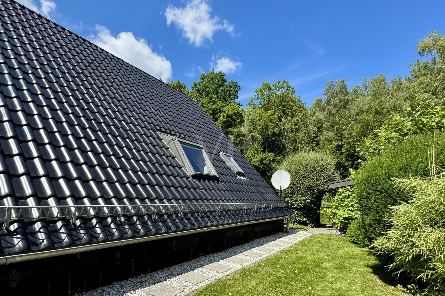 Ostseite des Hauses