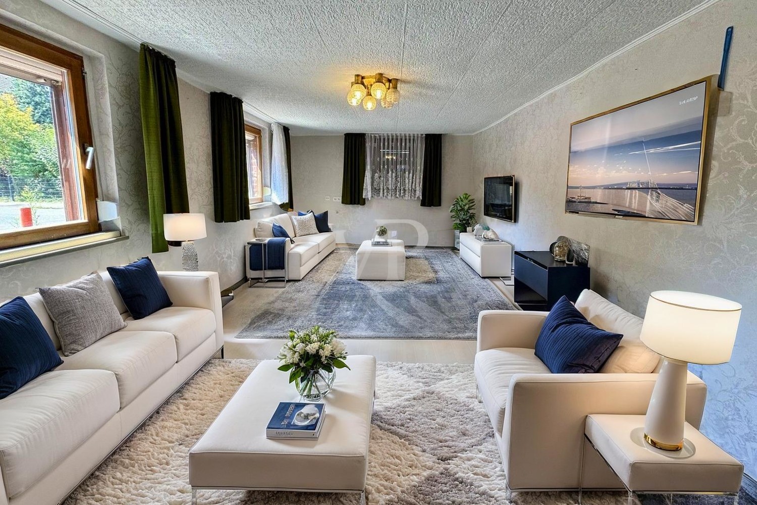 Wohnzimmer (KI generiert)