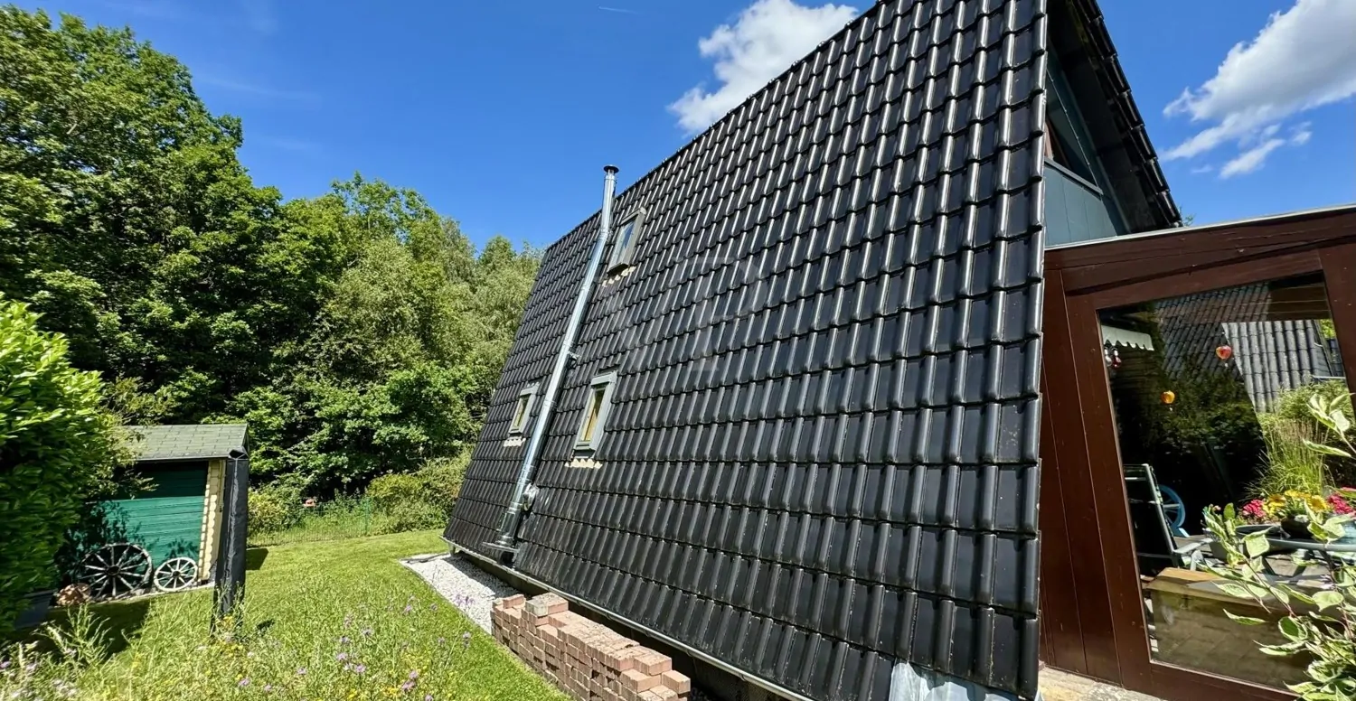 Westseite des Hauses