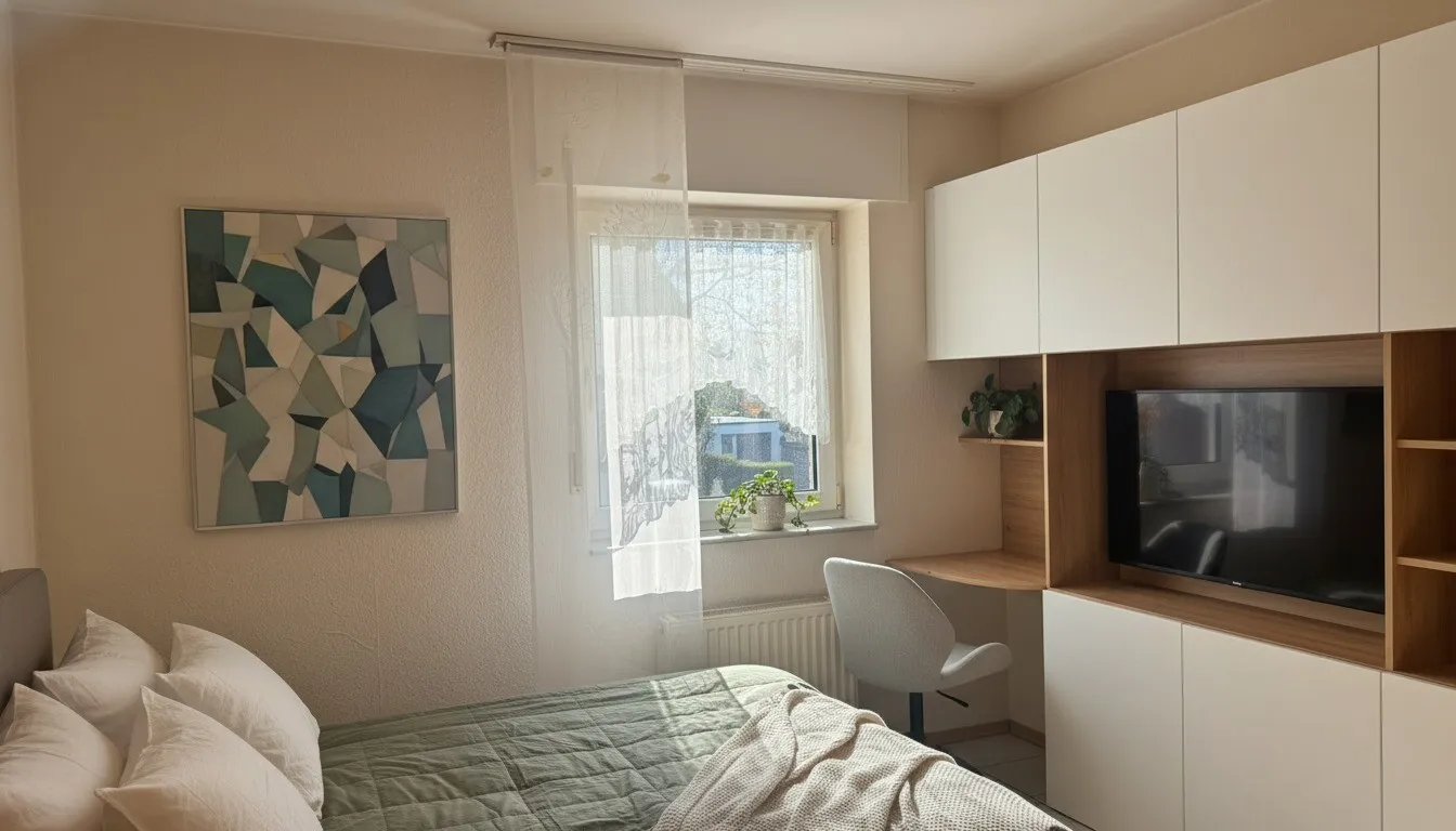 Schlafzimmer (KI eingerichtet)