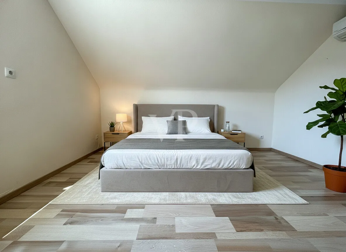 Schlafzimmer KI eingerichtet