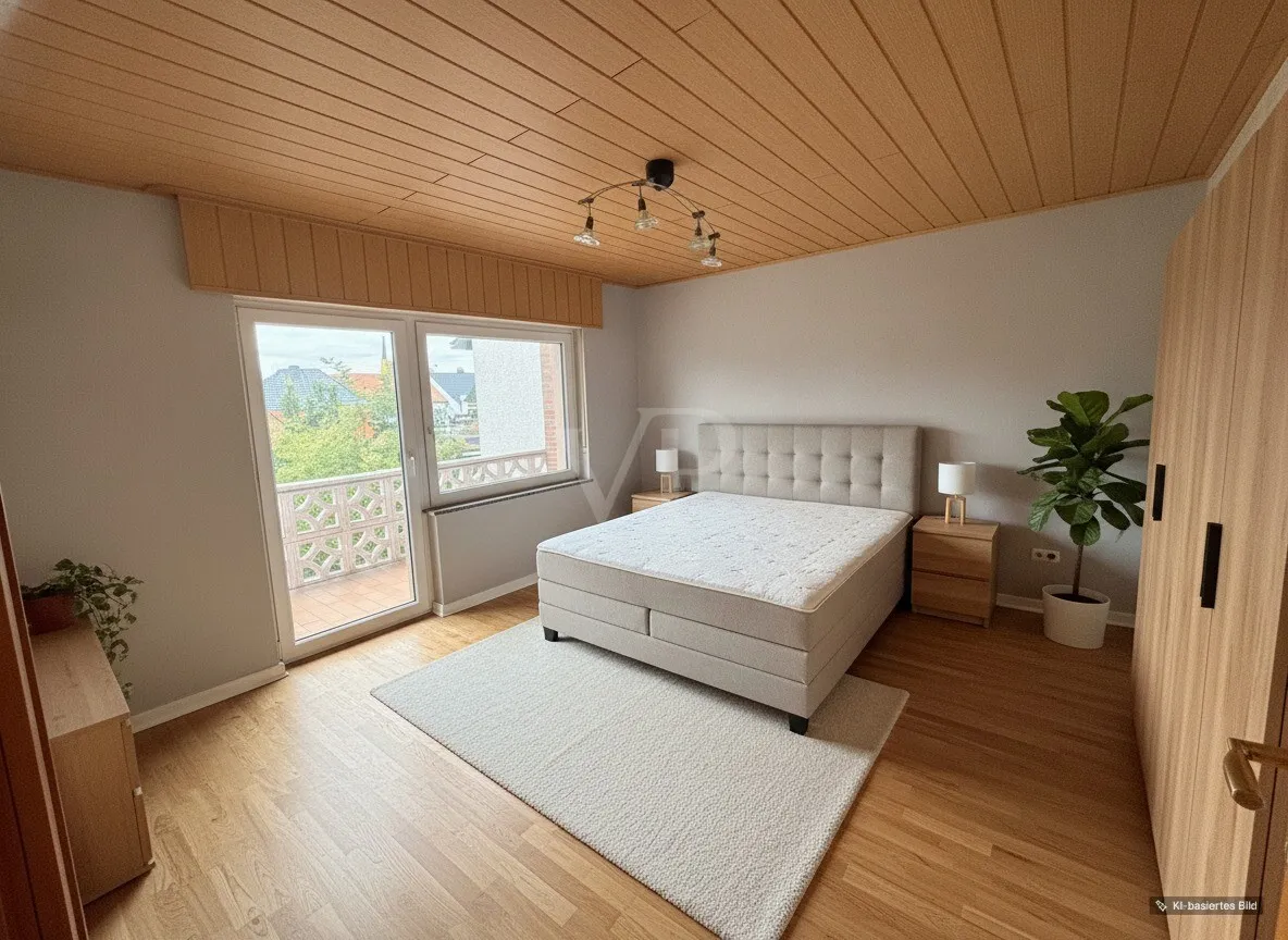 KI eingerichtet - Schlafzimmer