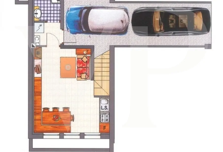 pianta piano taverna - garage