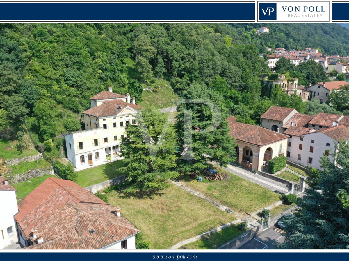 Elegante neoklassizistische Villa mit Park und Barchesse in Piovene