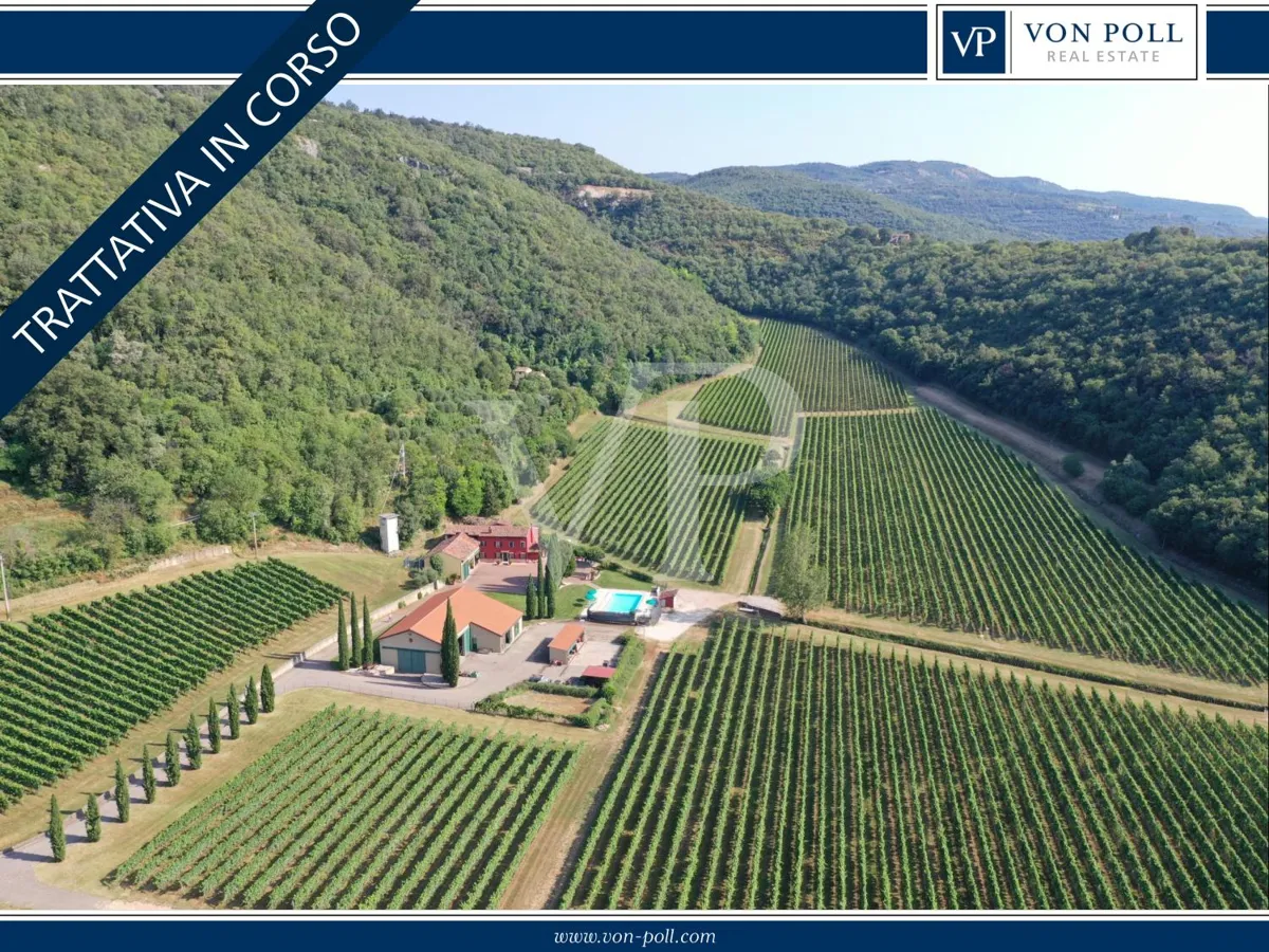 Exzellente Landwirtschaft und Lifestyle: Einzigartige Immobilie mit Weinberg und Land in Sossano