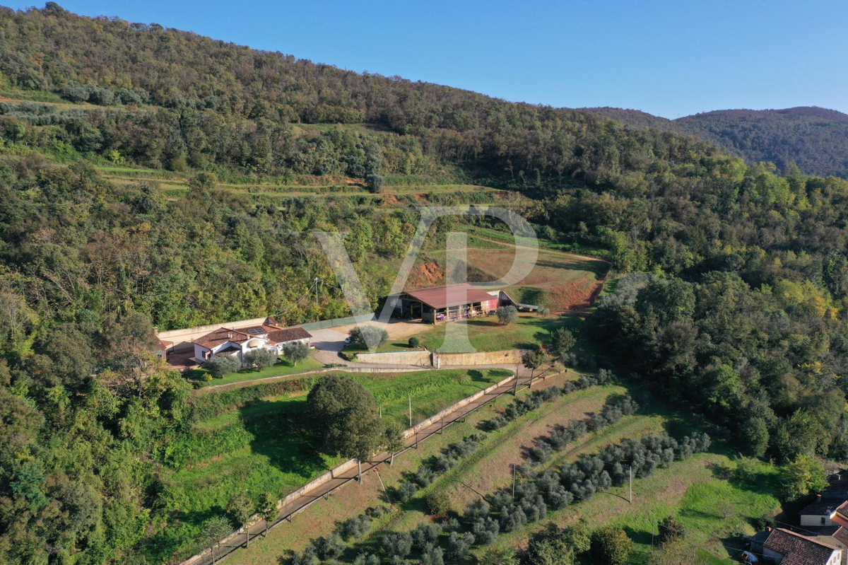 Villa panoramique exclusive avec 16 hectares de terrain à flanc de colline