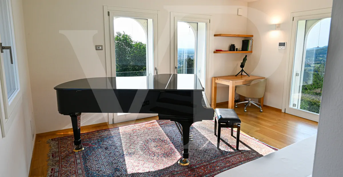 Villa contemporánea con vistas panorámicas a las colinas de Vicenza