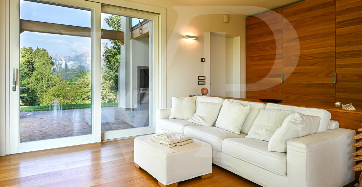 Villa contemporánea con vistas panorámicas a las colinas de Vicenza