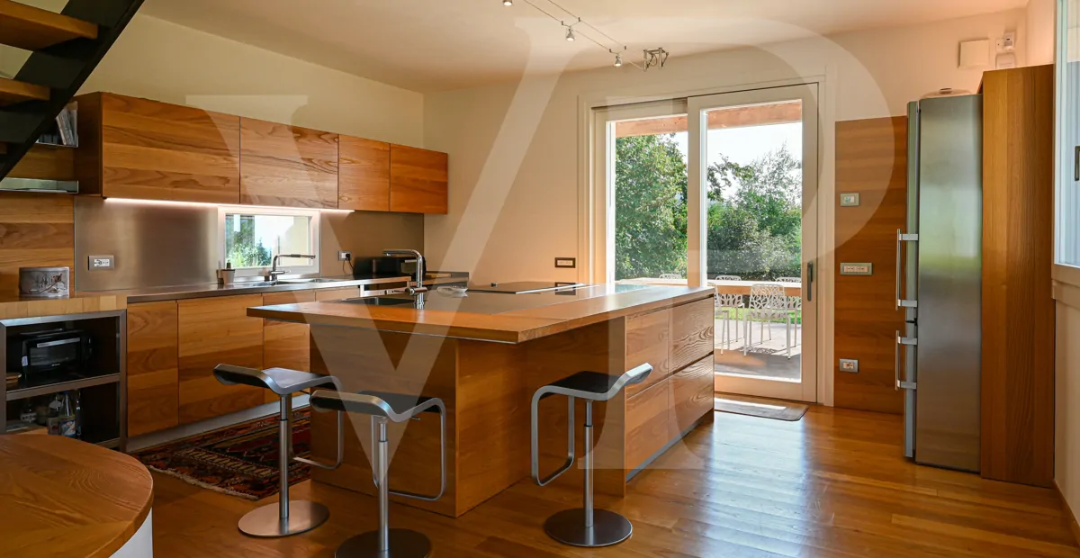 Villa contemporánea con vistas panorámicas a las colinas de Vicenza