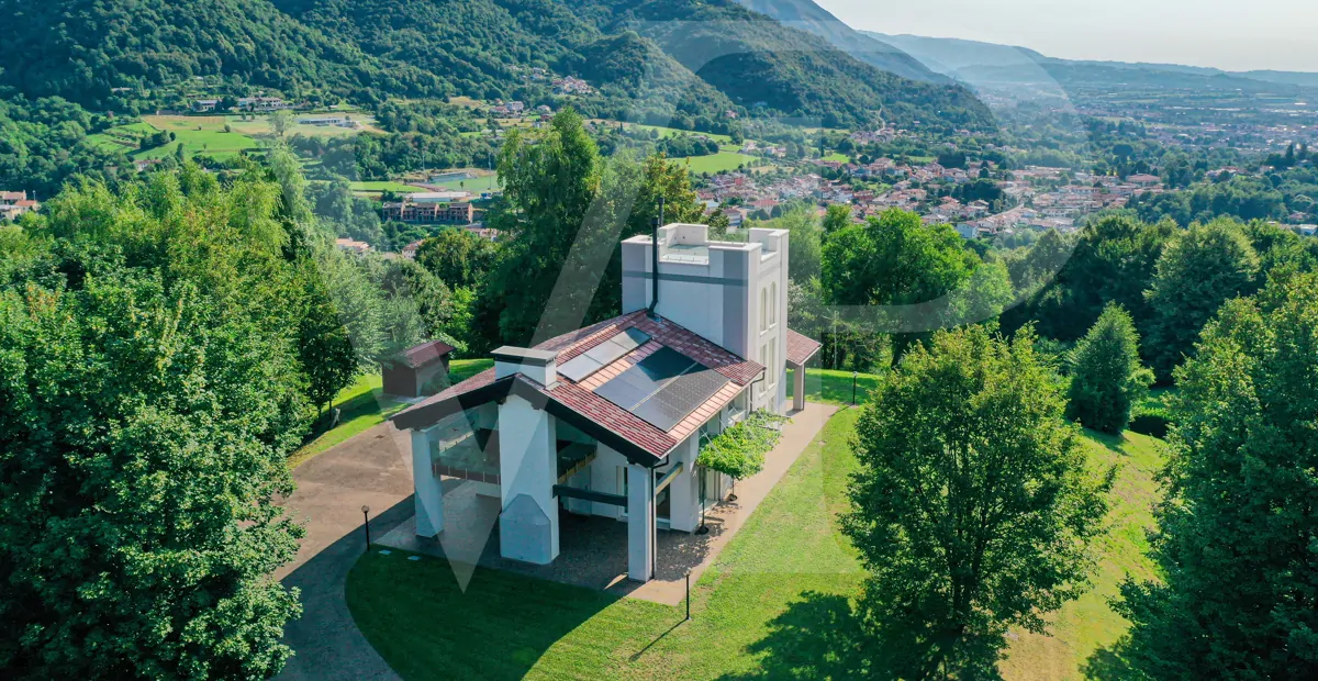 Villa contemporánea con vistas panorámicas a las colinas de Vicenza