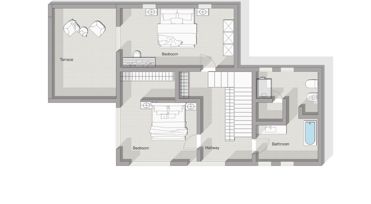 1° Floor 2D