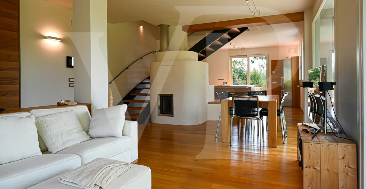 Villa contemporánea con vistas panorámicas a las colinas de Vicenza