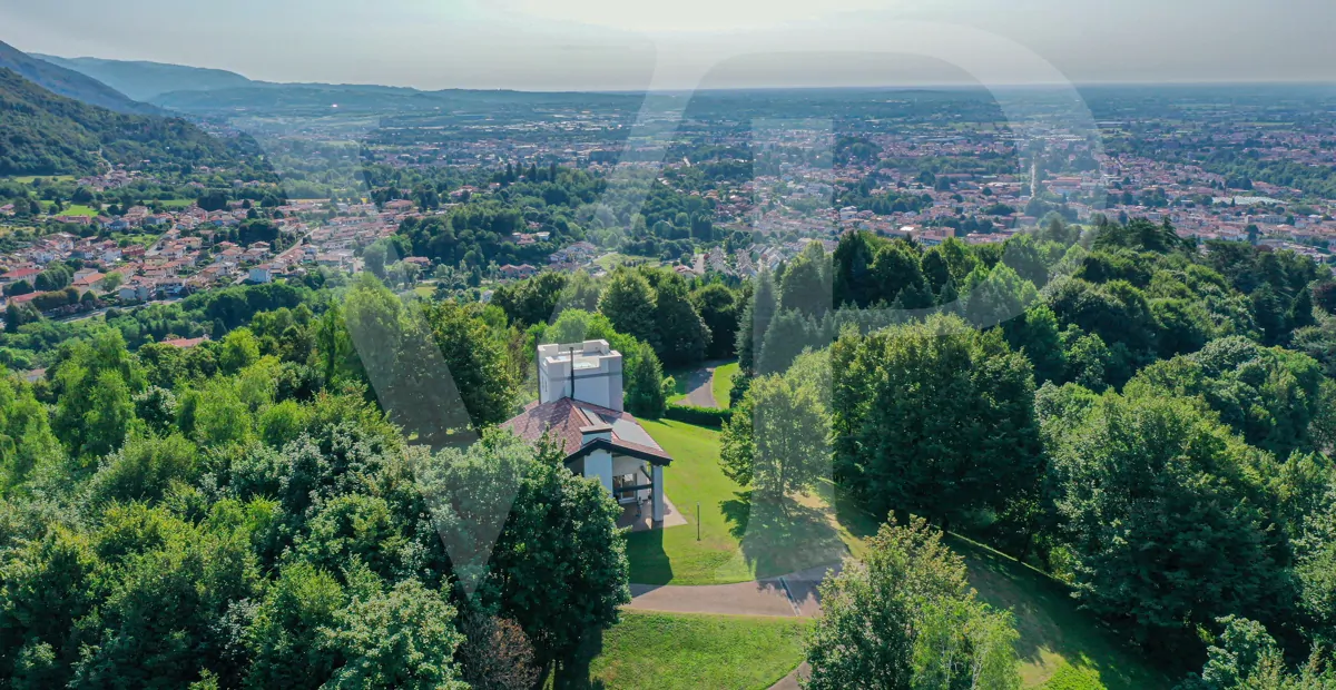 Villa contemporánea con vistas panorámicas a las colinas de Vicenza