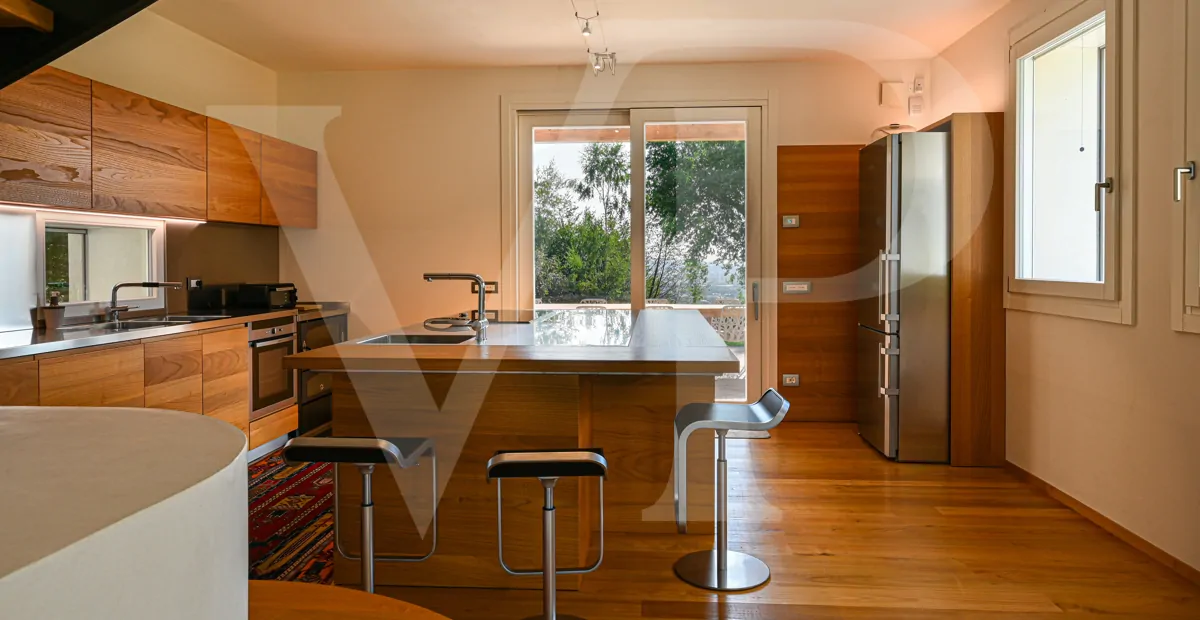 Moderne Villa mit Panoramablick auf die Hügel von Vicenza