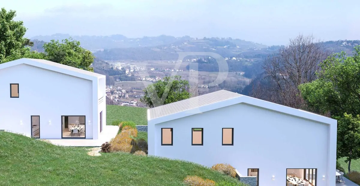 Baugrundstück mit genehmigtem Projekt für 2 freistehende Villen