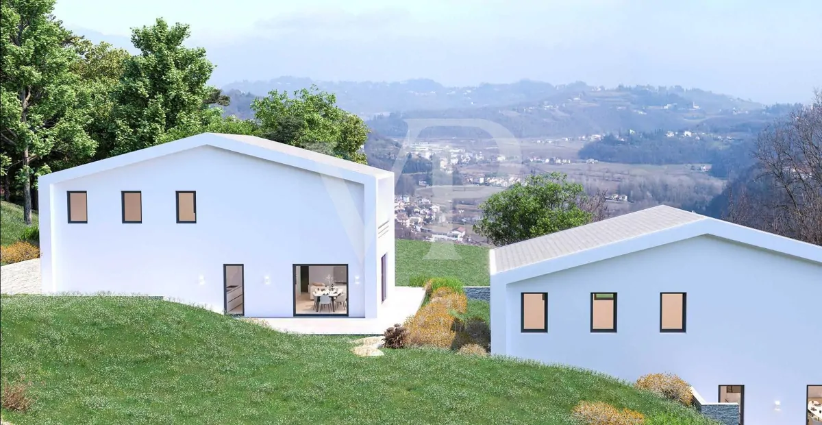 Baugrundstück mit genehmigtem Projekt für 2 freistehende Villen