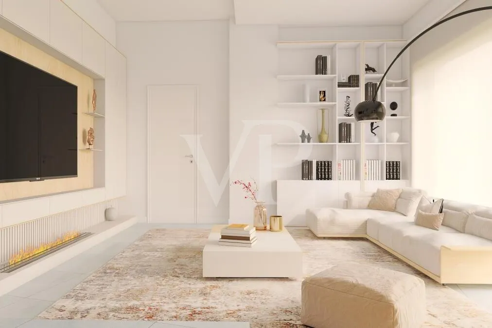 Leiter Mehrfamilienhaus in unfertigem Zustand