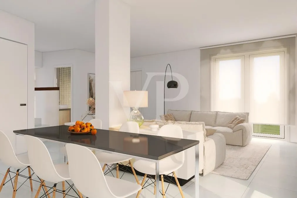 Leiter Mehrfamilienhaus in unfertigem Zustand