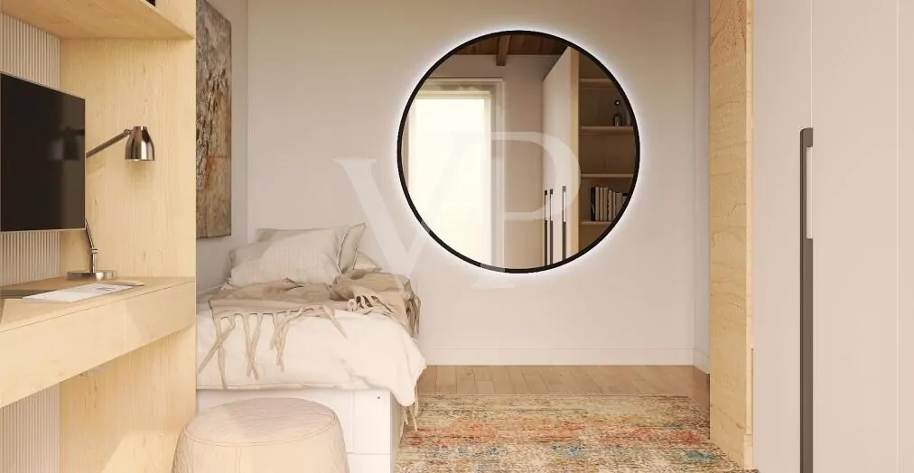 Leiter Mehrfamilienhaus in unfertigem Zustand