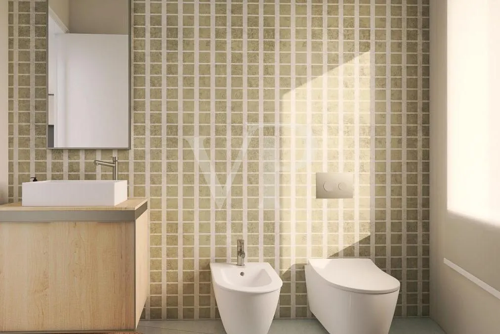 Leiter Mehrfamilienhaus in unfertigem Zustand