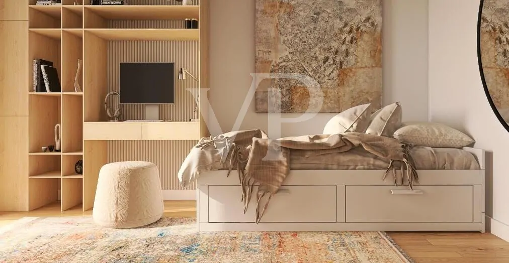 Leiter Mehrfamilienhaus in unfertigem Zustand