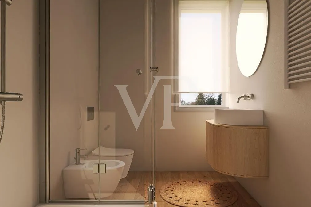 Leiter Mehrfamilienhaus in unfertigem Zustand