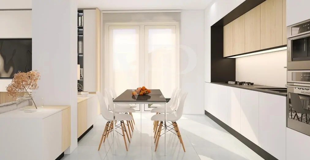 Leiter Mehrfamilienhaus in unfertigem Zustand