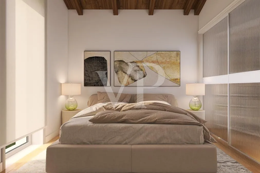 Leiter Mehrfamilienhaus in unfertigem Zustand