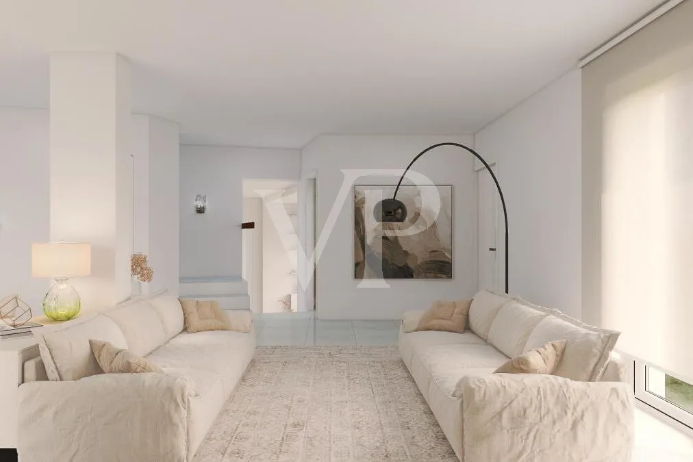 Leiter Mehrfamilienhaus in unfertigem Zustand