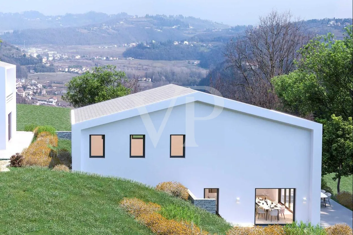 Neue freistehende Villa mit Panoramablick