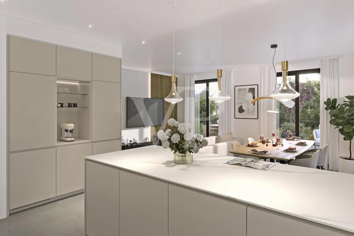 Neue freistehende Villa mit Panoramablick