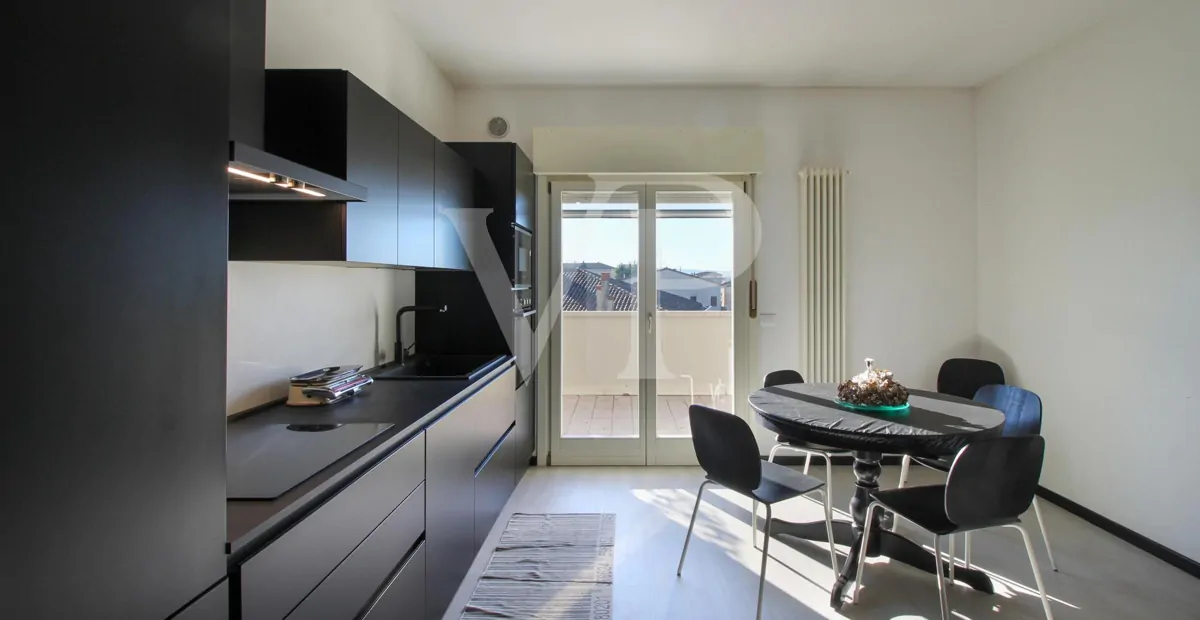 Moderne Zwei-Zimmer-Wohnung mit großer Terrasse und Doppelgarage