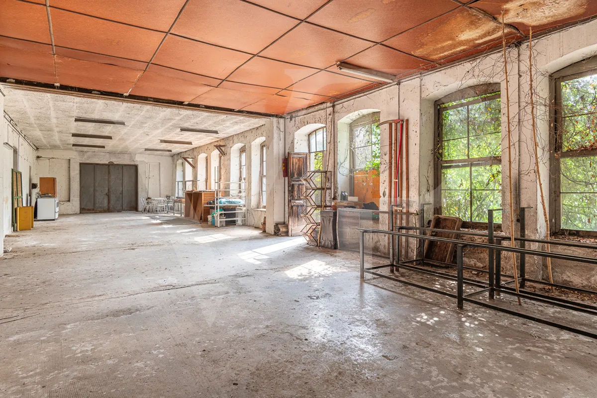 Historische Villa mit Park und handwerklichen Nebengebäuden