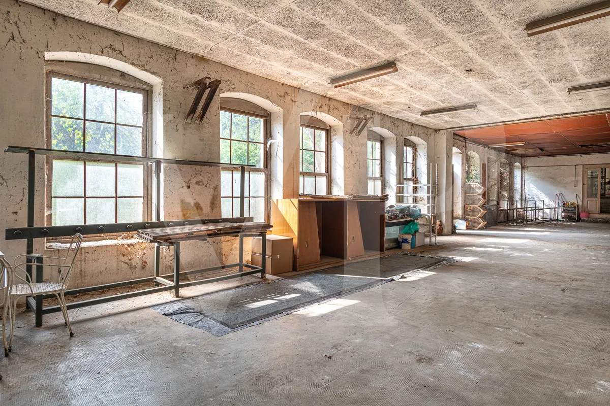 Historische Villa mit Park und handwerklichen Nebengebäuden