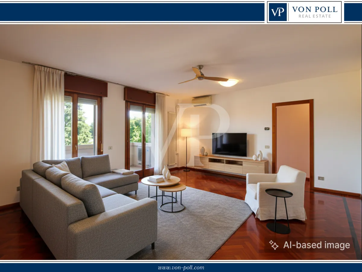 Three-room apartment with terrace and garage within walking distance of Ederle Barracks