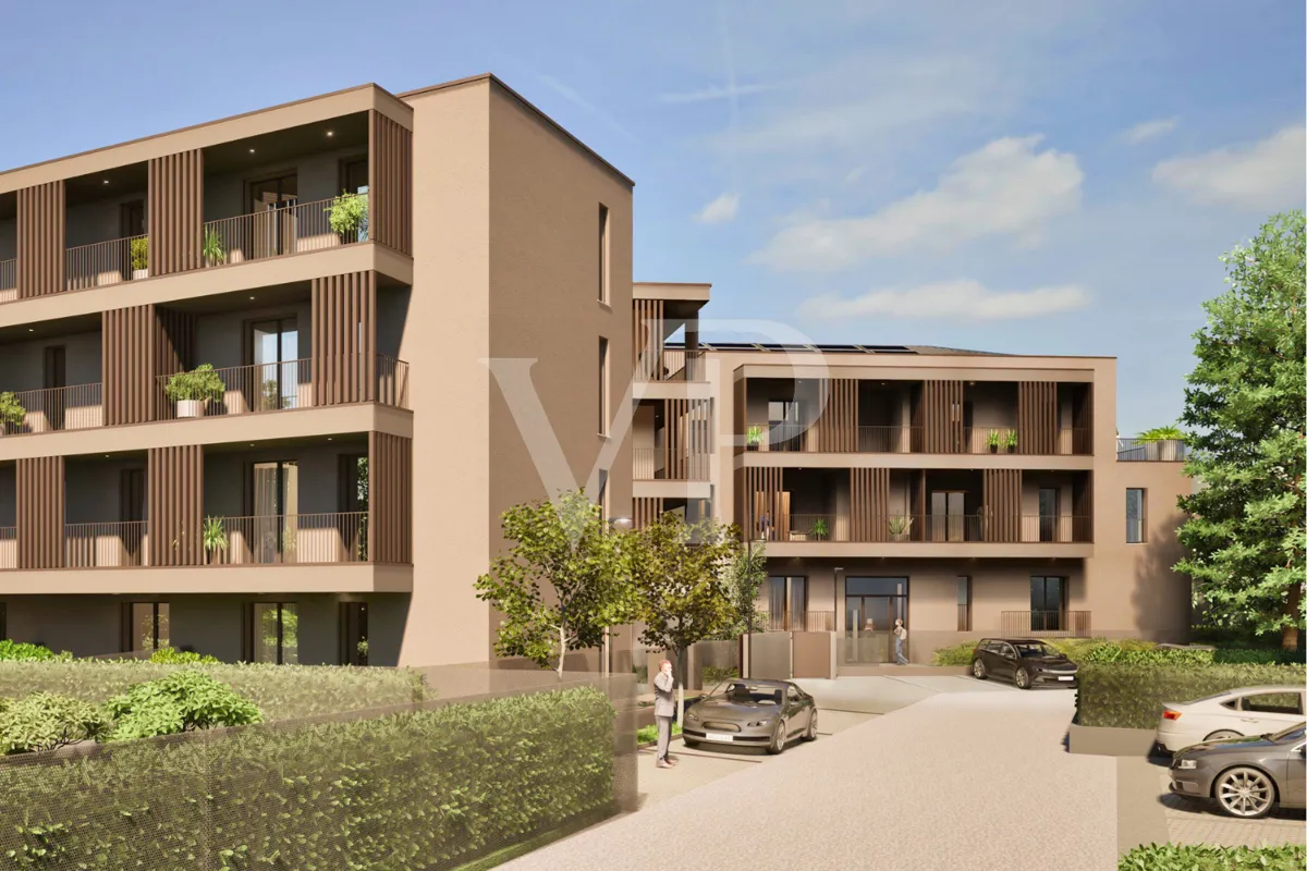 Dreizimmerwohnung mit zwei Schlafzimmern und privatem Garten