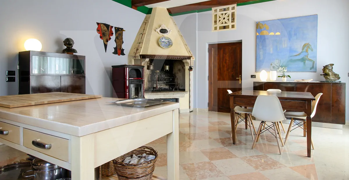 El noble "pabellón de caza" de la familia Dotto
Vivir en la comodidad de una villa veneciana