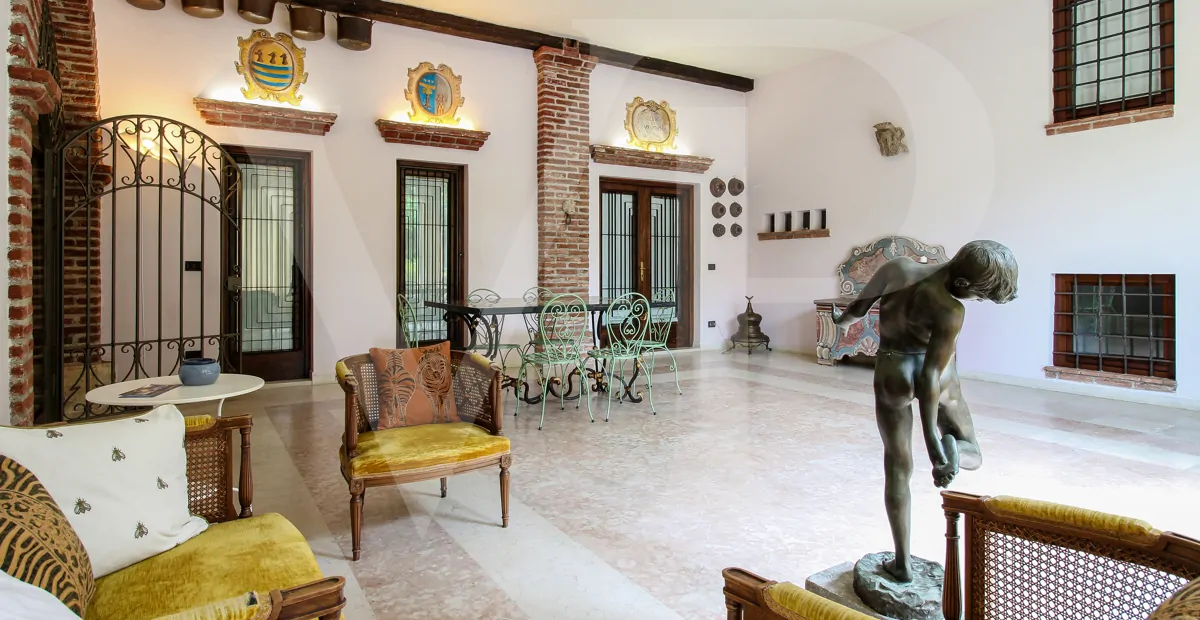 El noble "pabellón de caza" de la familia Dotto
Vivir en la comodidad de una villa veneciana
