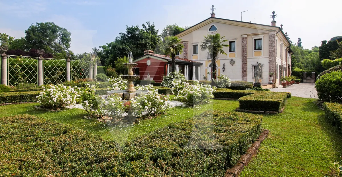 Das edle "Jagdhaus" der Familie Dotto -
Wohnen mit dem Komfort einer venezianischen Villa