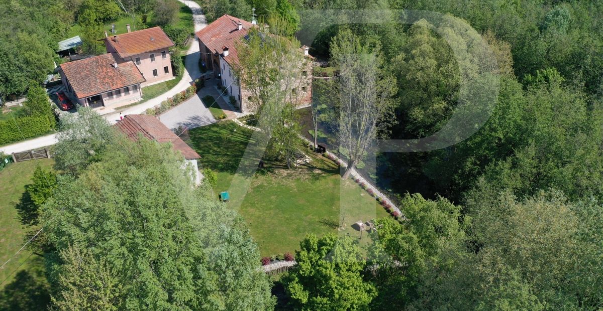 Charming water mill transformed
into a modern eco-sustainable house