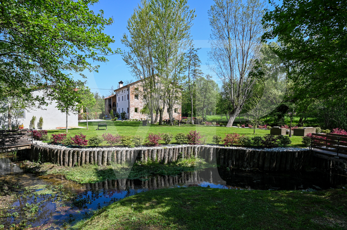 Charming water mill transformed
into a modern eco-sustainable house