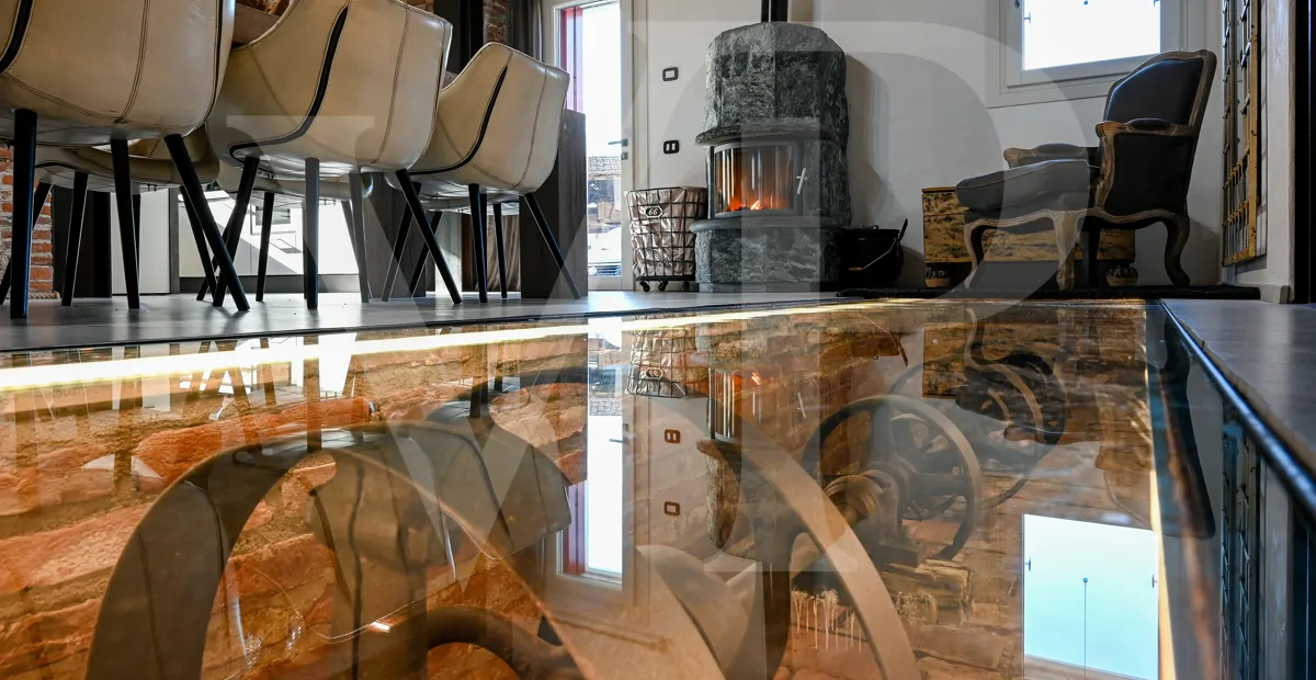 Charmant moulin transformé
en une maison moderne et écologique