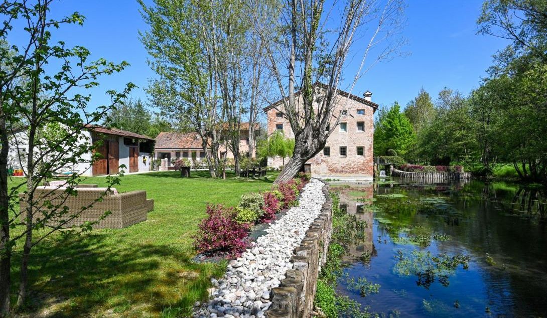 Charming water mill transformed
into a modern eco-sustainable house