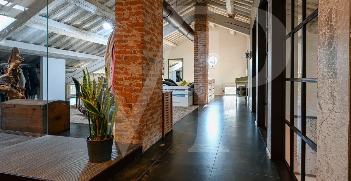 Charming water mill transformed
into a modern eco-sustainable house