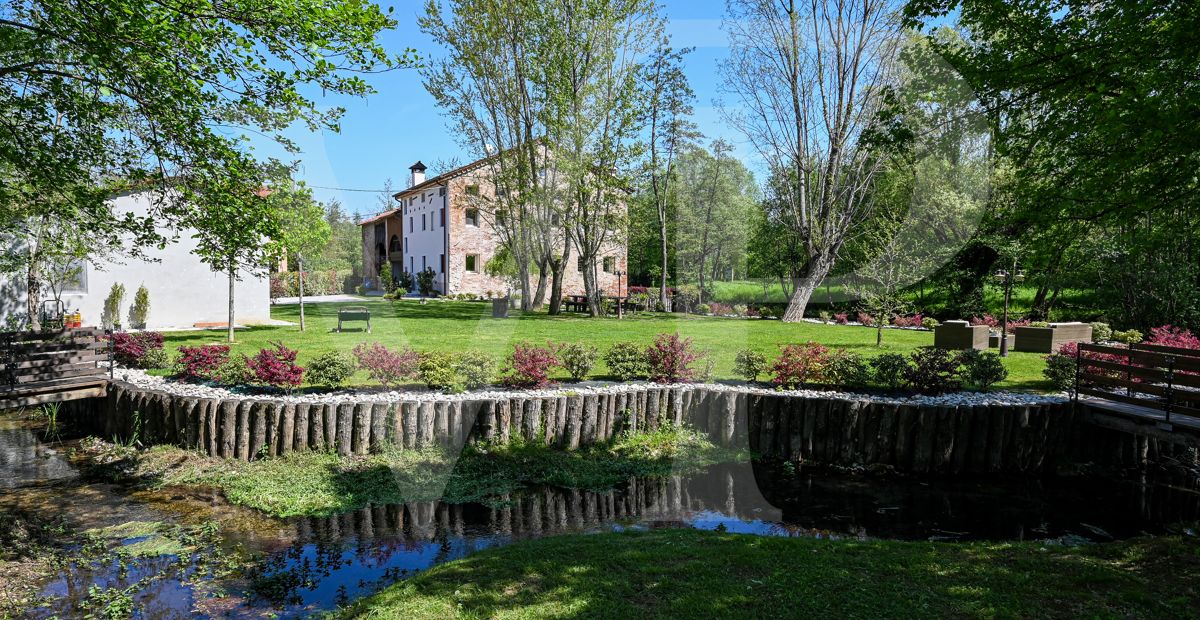Charming water mill transformed
into a modern eco-sustainable house