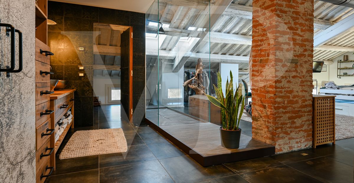 Charming water mill transformed
into a modern eco-sustainable house