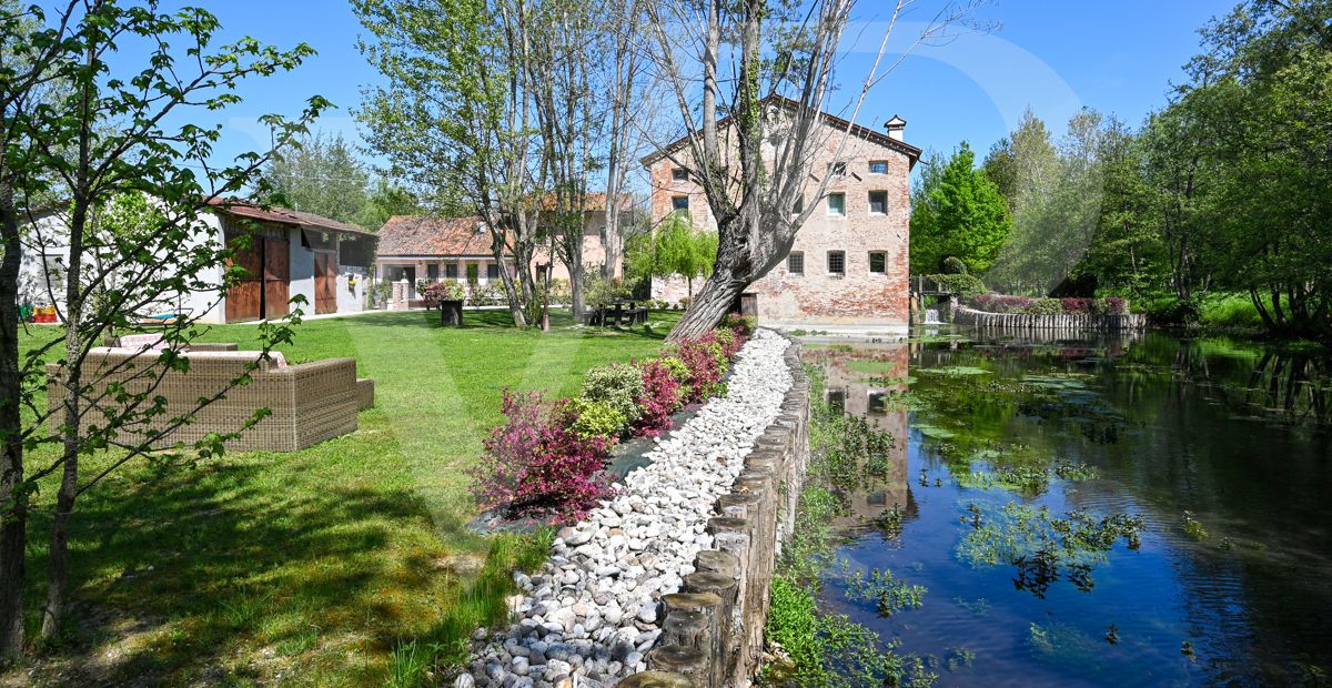 Charming water mill transformed
into a modern eco-sustainable house
