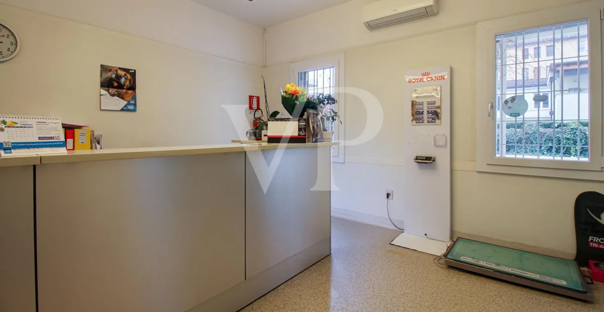 Entire office building
high visibility